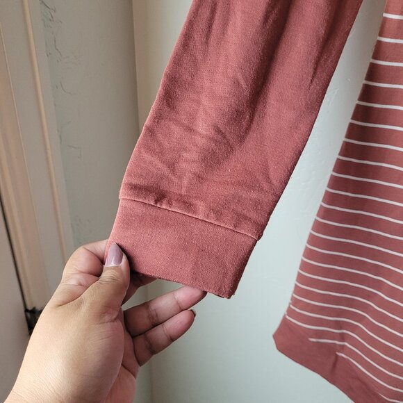 Maurices Stripe Hooded Sweatshirt Dress - Picture 3 of 10